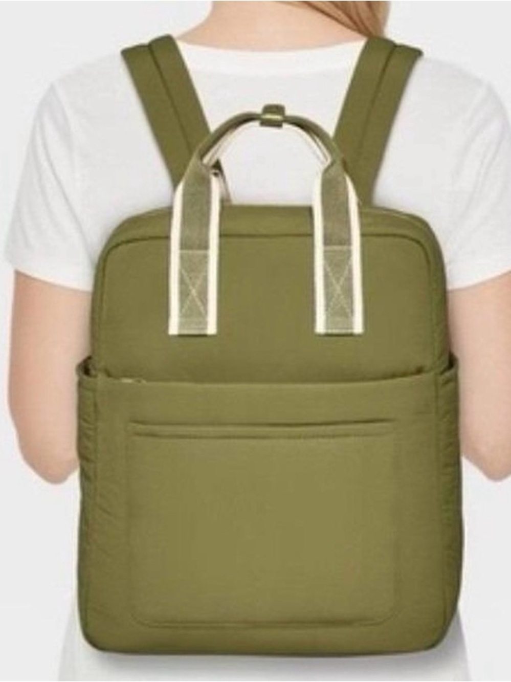 Universal Thread Olive Green Square Everyday Backpack - NEW!